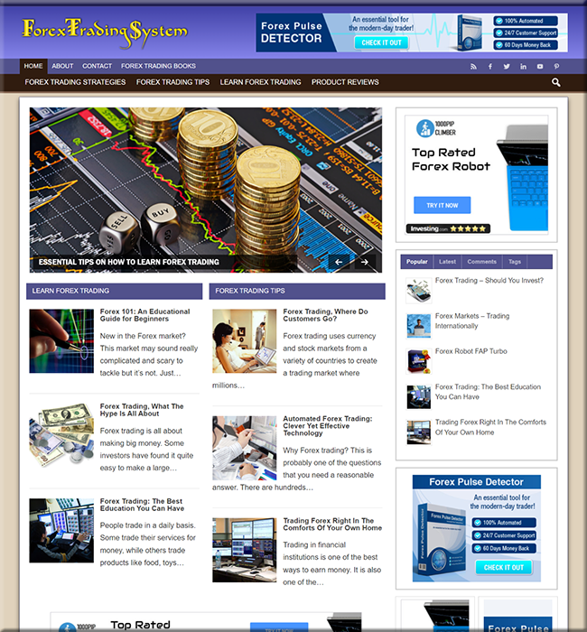 Forex Trading System PLR Blog forex trading system plr blog