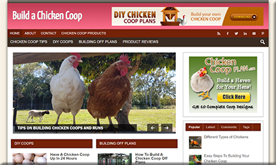 Build a Chicken Coop PLR Blog