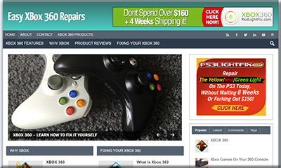 Easy XBox 360 Repairs PLR Site