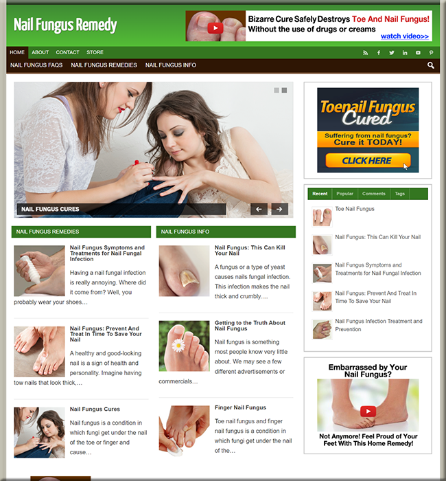 nail fungus plr niche blog