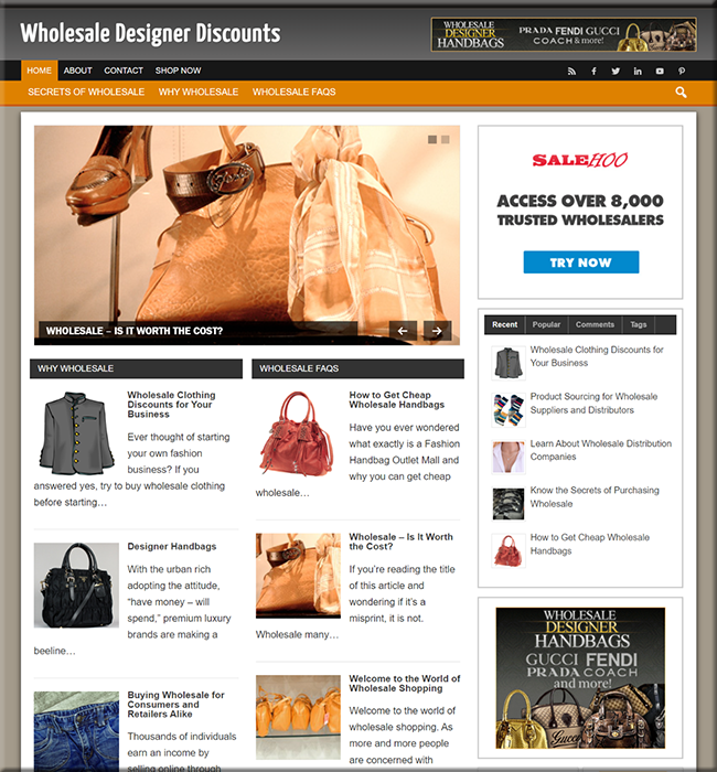 wholesale designer plr website