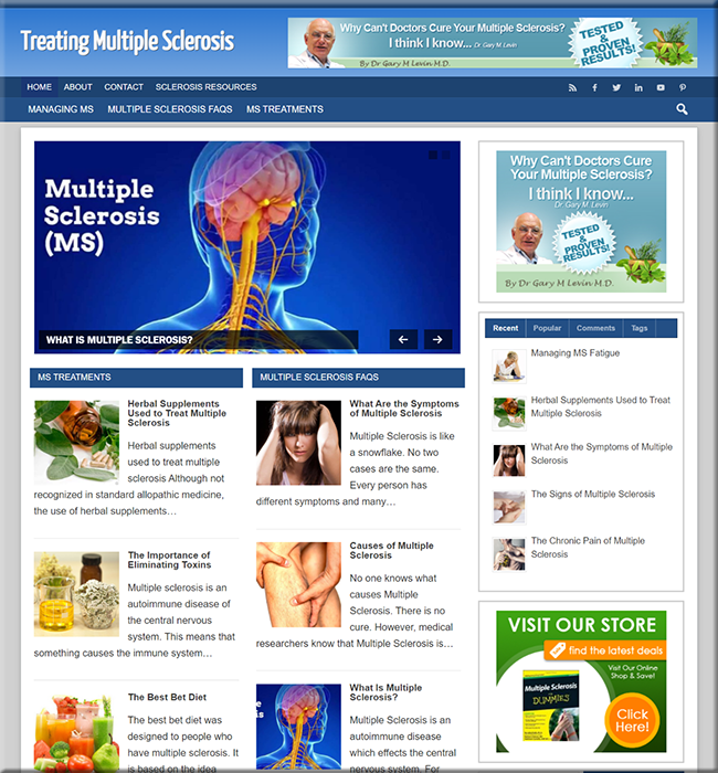 multiple sclerosis plr website