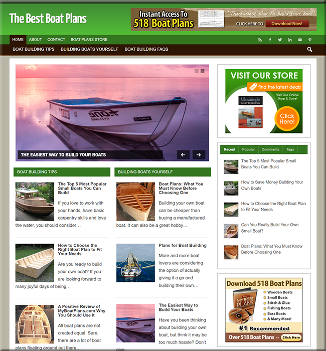 Boat Plans PLR Niche Blog boat plans plr niche blog