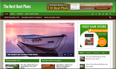 Boat Plans PLR Niche Blog