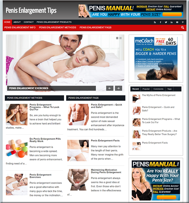 Penis Enlargement PLR Blog penis enlargement plr blog