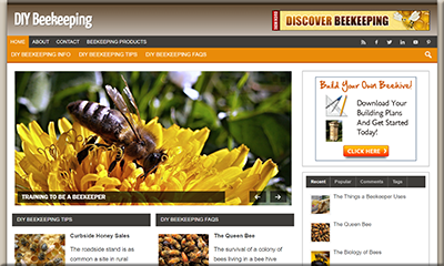 DIY Beekeeping PLR Niche Website