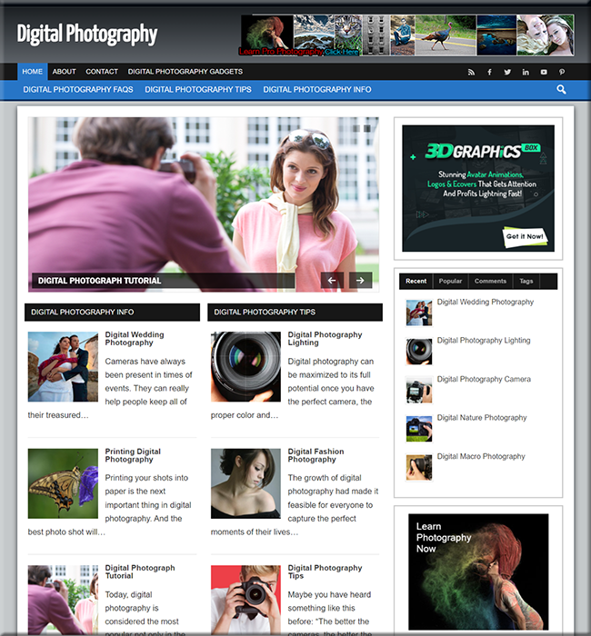 Digital Photography Niche Blog digital photography niche blog