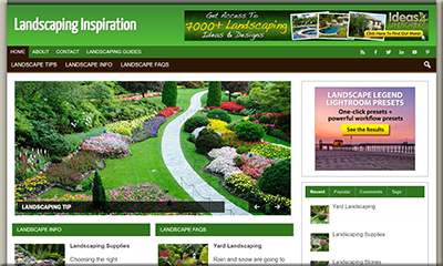 Landscape Design Niche Website