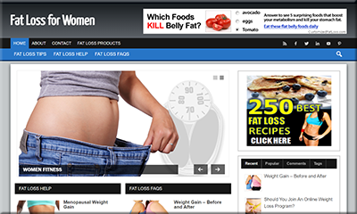 Fat Loss for Women PLR Site
