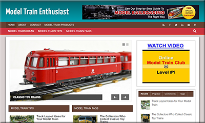 Model Train Enthusiast PLR Blog