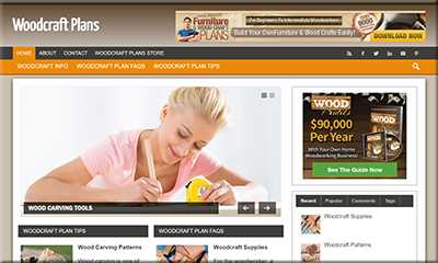 Woodcraft Plans Niche PLR Website