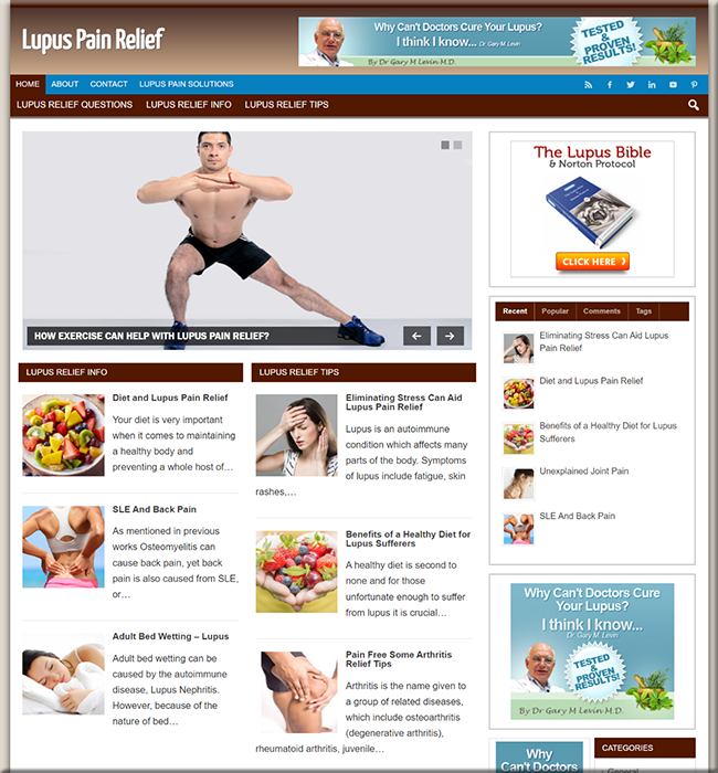 lupus pain relief plr blog