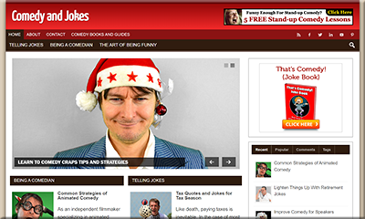 Comedy and Jokes Niche PLR Website