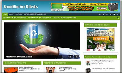 Recondition Battery PLR Blog