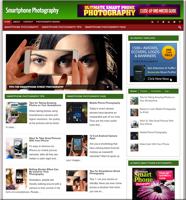 smartphone photography niche blog