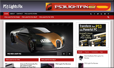 PS3 Lights Fix Niche PLR Website