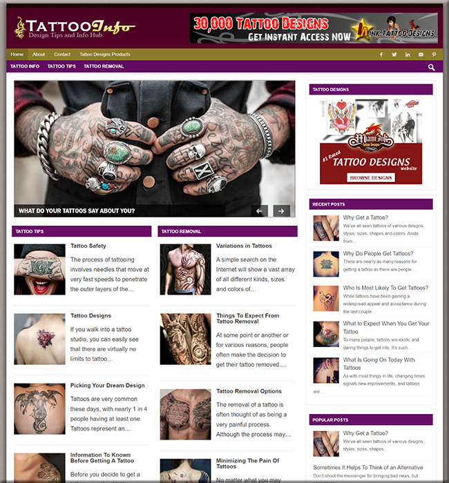 Tattoo Information Niche Blog tattoo information niche blog