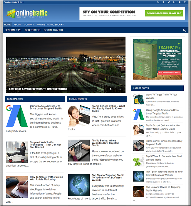 Online Traffic Niche PLR Website online traffic niche plr website