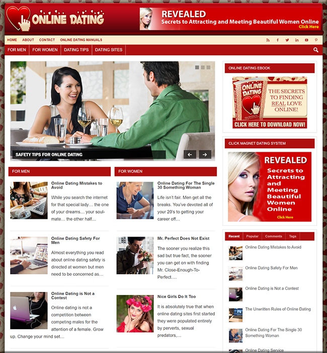 online dating advice plr website