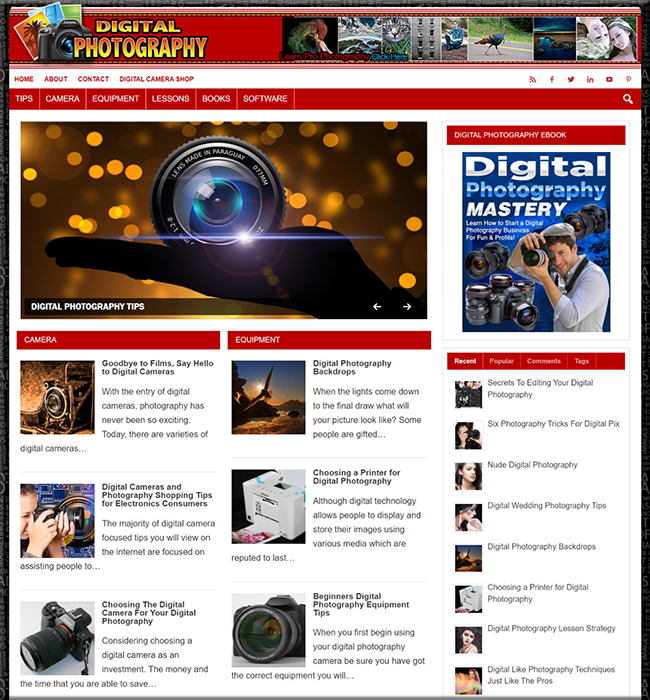Digital Photography PLR Website digital photography plr website