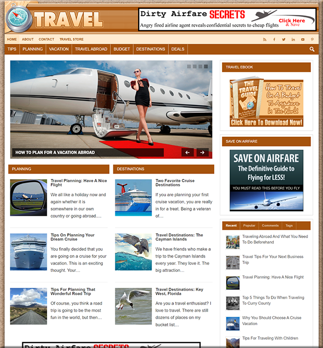Travel Guide PLR Niche Blog travel guide plr niche blog
