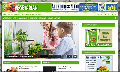 Vegetable Garden Niche Website