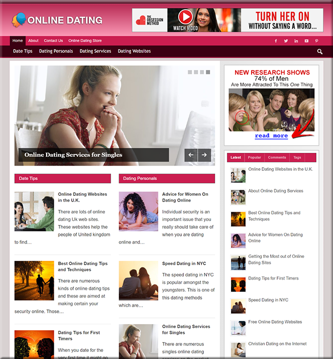 online dating guide plr website