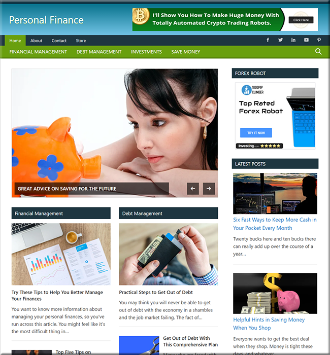 Personal Finance Niche Website personal finance niche website