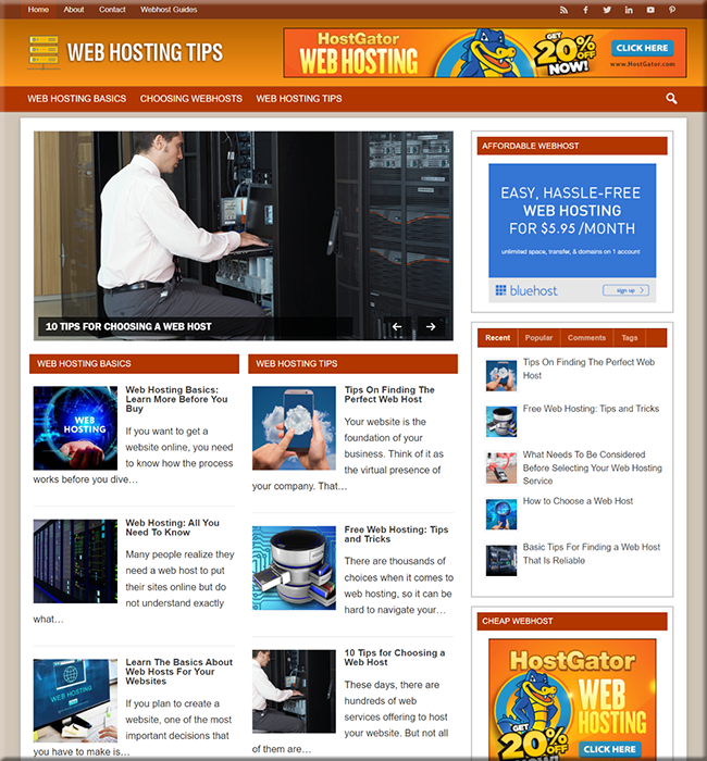 Web Hosting PLR Niche Blog web hosting plr niche blog