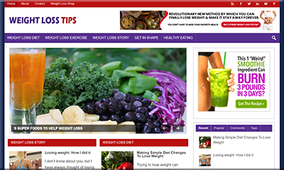 Weight Loss PLR Niche Website