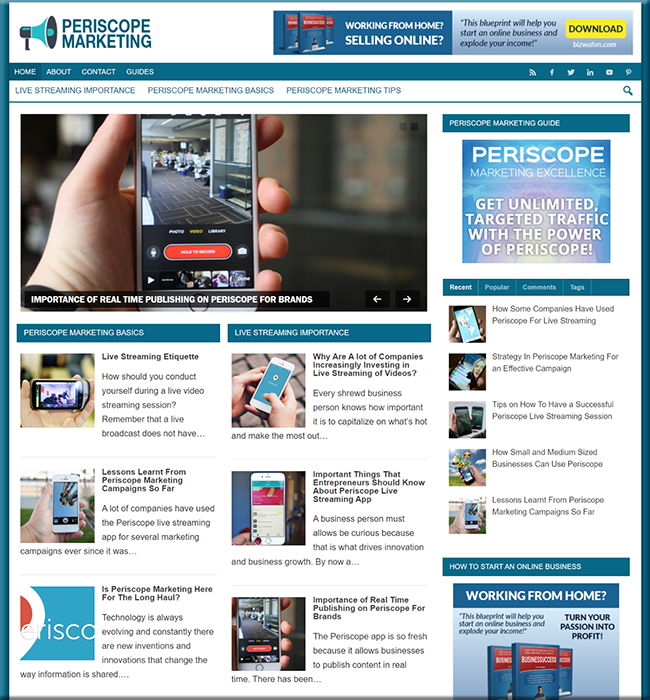 periscope marketing excellence plr blog