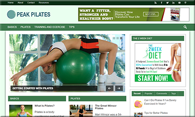 Peak Pilates PLR Niche Blog